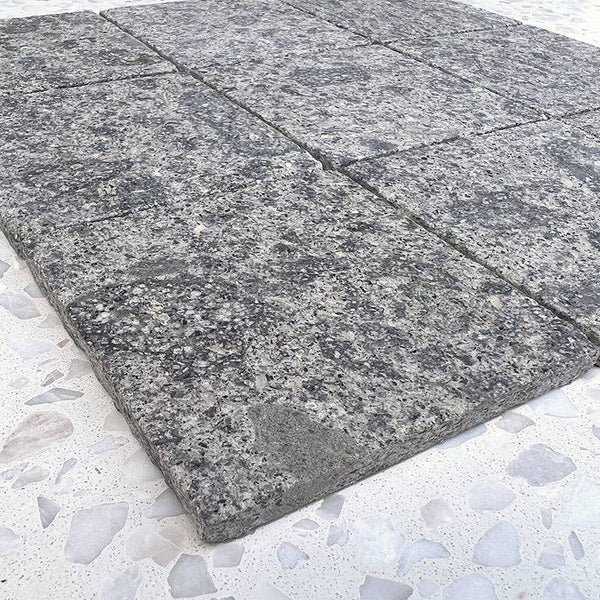 Square Carbon Mosaic - Stone and Tile Projects