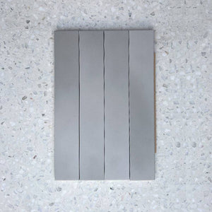 Bergano Grigio Italian Subway Porcelain 370x60 - Stone and Tile Projects