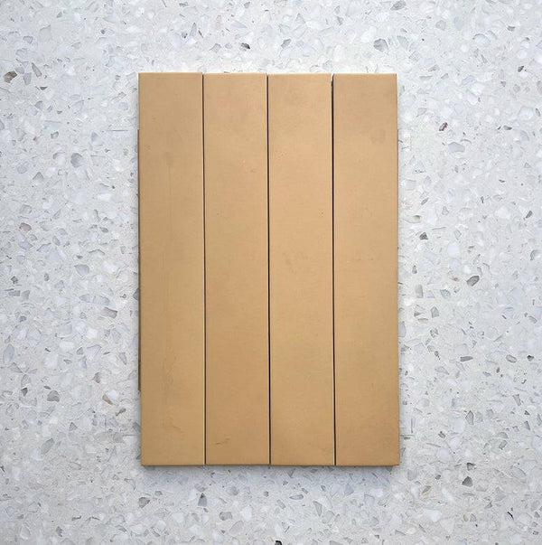 Bergano Ocra Italian Subway Porcelain 370x60 - Stone and Tile Projects