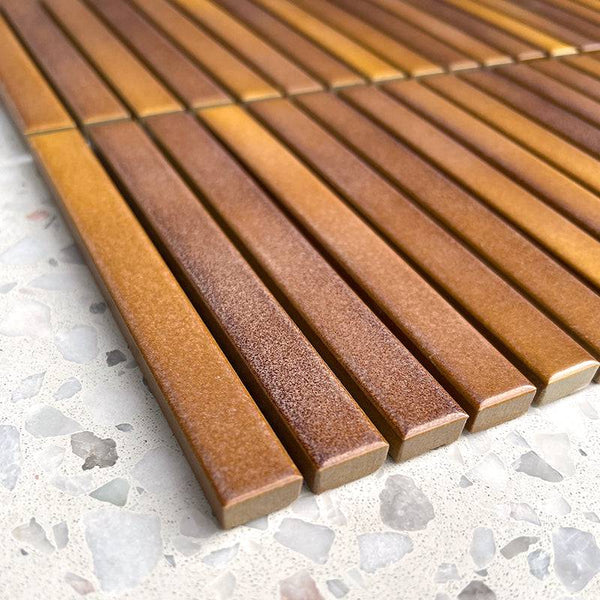 Sunset Kit Kat Mosaic 145x15 - Stone and Tile Projects