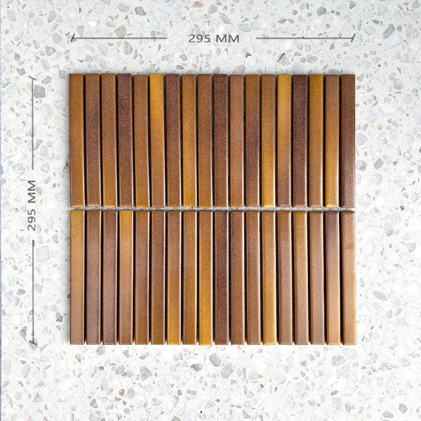 Sunset Kit Kat Mosaic 145x15 - Stone and Tile Projects
