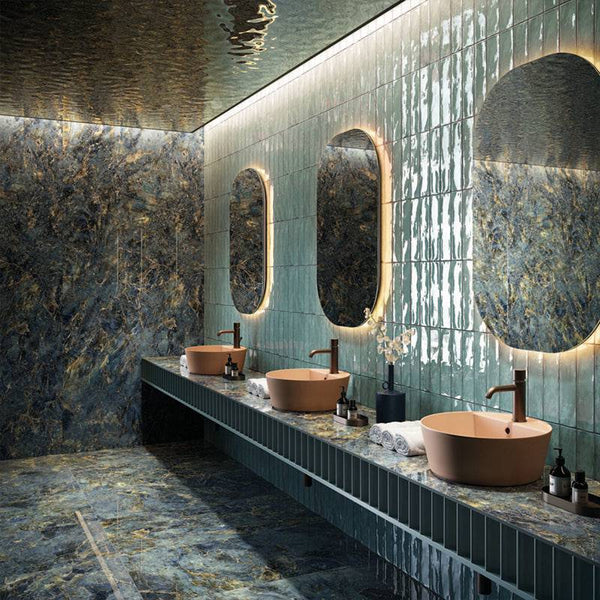 Tanzanite Azul Italian Porcelain - Stone and Tile Projects