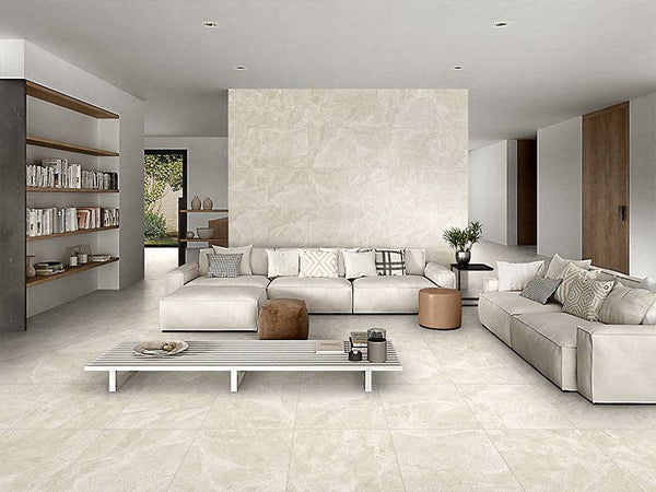 Tundra Exedra Beige Porcelain - Stone and Tile Projects