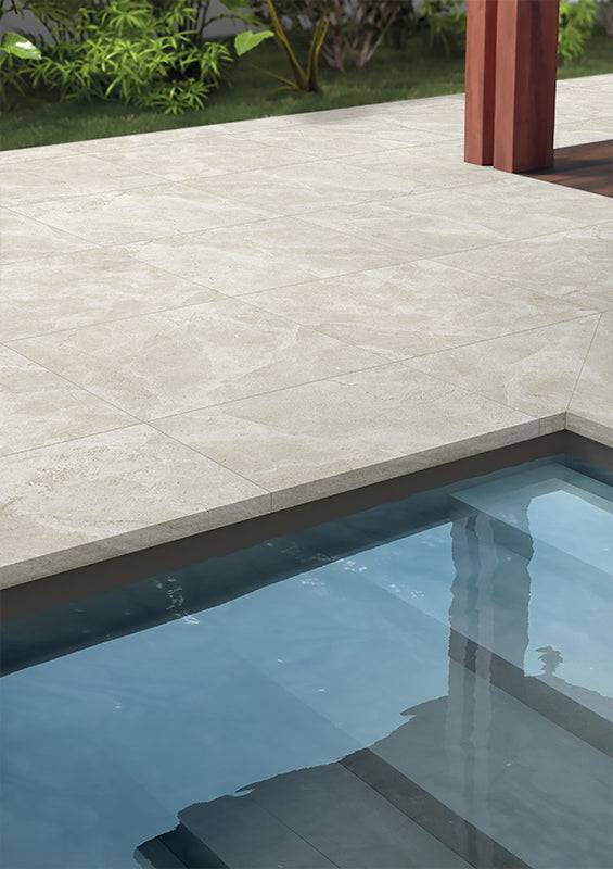 Tundra Exedra Beige Porcelain - Stone and Tile Projects