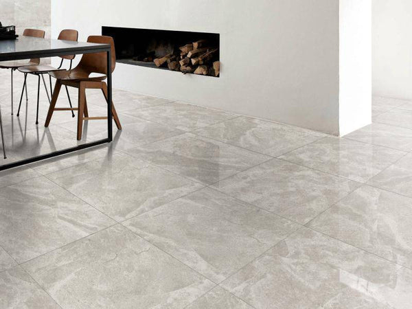 Tundra Exedra Grey Porcelain - Stone and Tile Projects