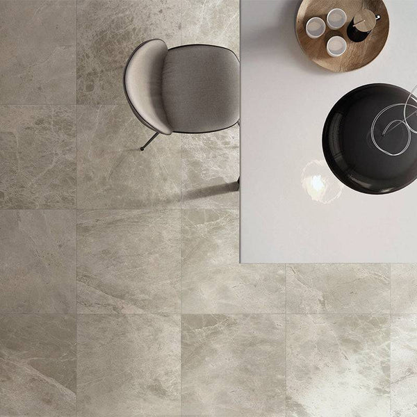 Silver Pearl Rectified Porcelain - Stone and Tile Projects