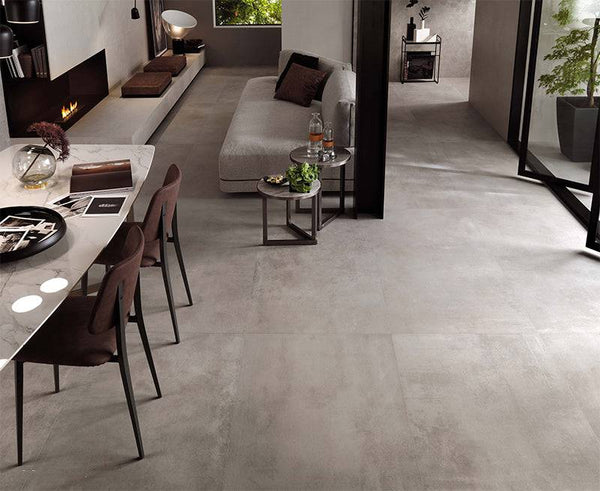 Venetian Concrete Pearl Full Bodied Italian Porcelain - Stone and Tile Projects