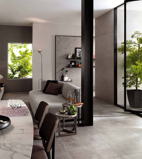 Venetian Concrete Pearl Full Bodied Italian Porcelain - Stone and Tile Projects