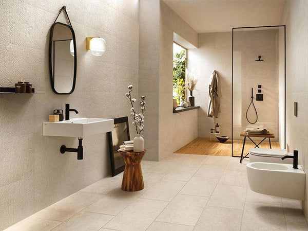White Sand Full-bodied Italian Porcelain - Stone and Tile Projects