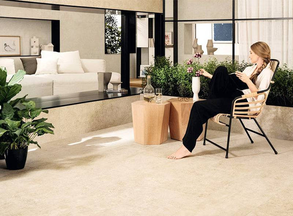 White Sand Full-bodied Italian Porcelain - Stone and Tile Projects