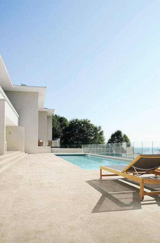 White Sand Full-bodied Italian Porcelain - Stone and Tile Projects