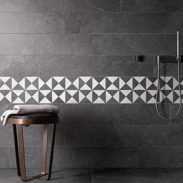 Gothic Coal Rectified Porcelain - Stone and Tile Projects