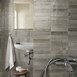 Zellige Greige Moroccan Porcelain 240x60 - Stone and Tile Projects
