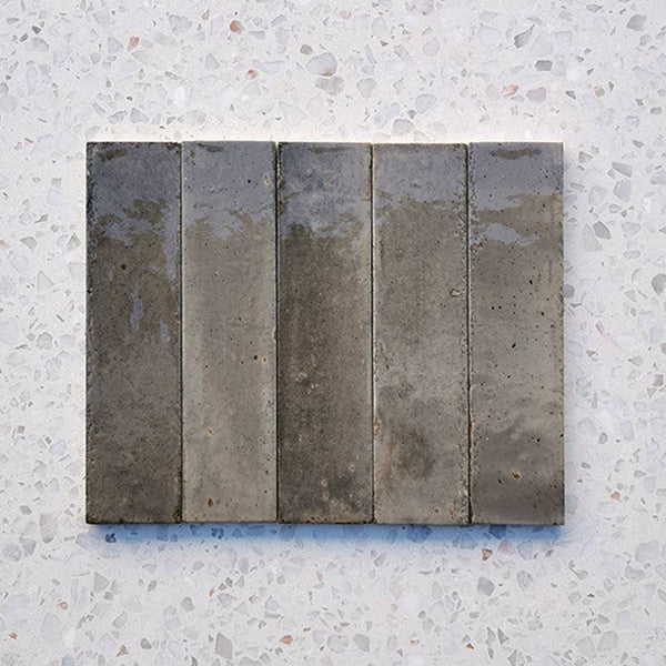 Zellige Greige Moroccan Porcelain 240x60 - Stone and Tile Projects
