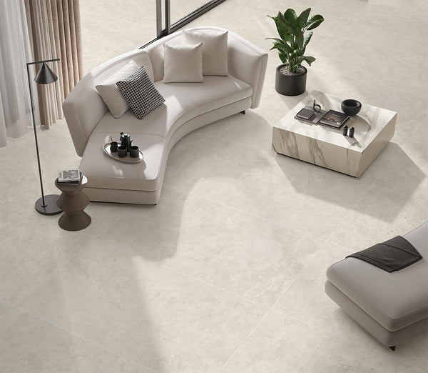 Almeria Travertine Bianco Porcelain