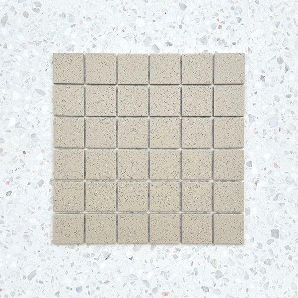 Cagliari Biscuit Full Bodied Porcelain Mosaic