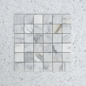 Calacatta Gold Stacked Marble Mosaic