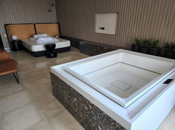 Carbon Rojo Coarse Grain Terrazzo STP-20