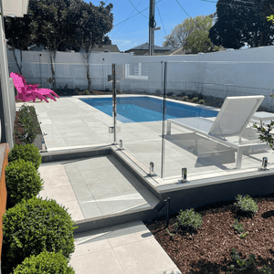 Crema Bianco Tumbled and Sandblasted Limestone - Stone and Tile Projects 