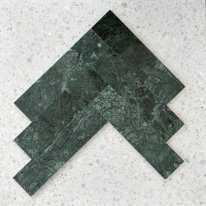 Forest Green Subway 305x75 - Stone and Tile Projects 