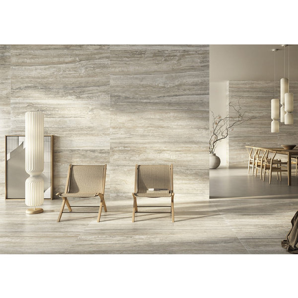 Calico Beige Travertine Veincut Porcelain