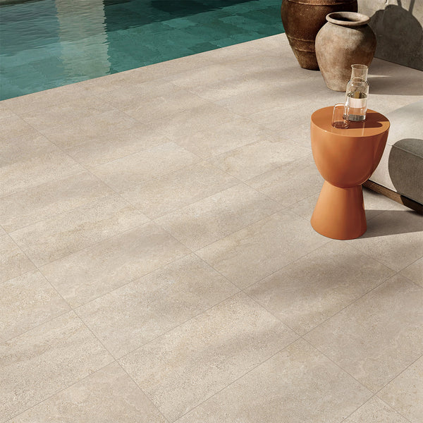 Kashan Limestone Clay Porcelain - Stone and Tile Projects 