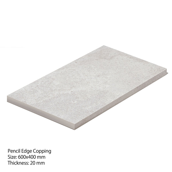 Kashan Limestone Smoke Porcelain - Stone and Tile Projects 