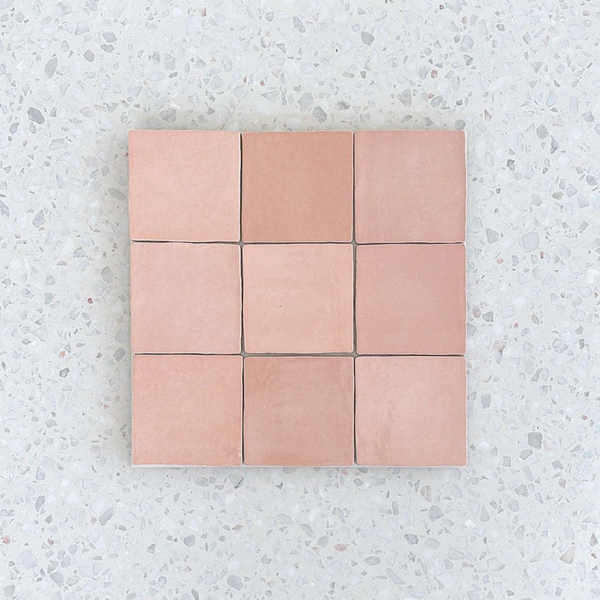 Moroccan Pink Mix Ceramic - Stone and Tile Projects 