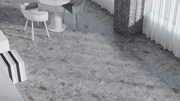 Navarre Grey Terrazzo Porcelain