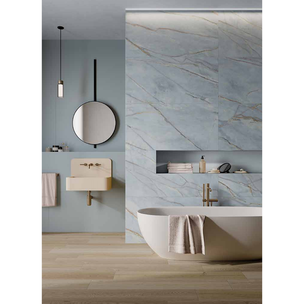 Nuvola Deep River Italian Porcelain - Stone and Tile Projects 