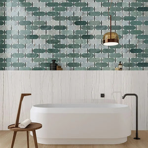Nuvola Ocean Wallpaper Decor Italian Porcelain - Stone and Tile Projects 