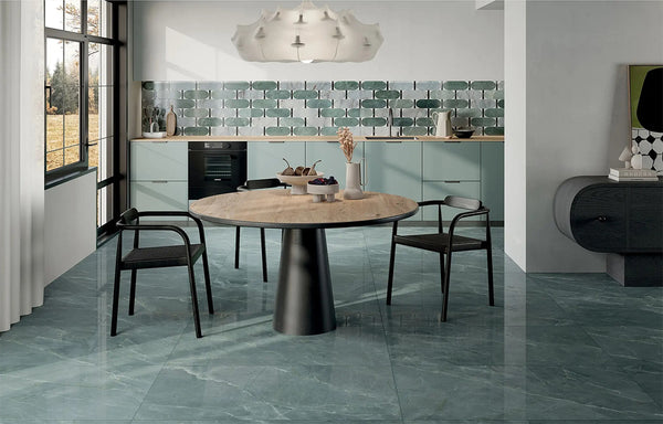 Nuvola Ocean Wallpaper Decor Italian Porcelain - Stone and Tile Projects 