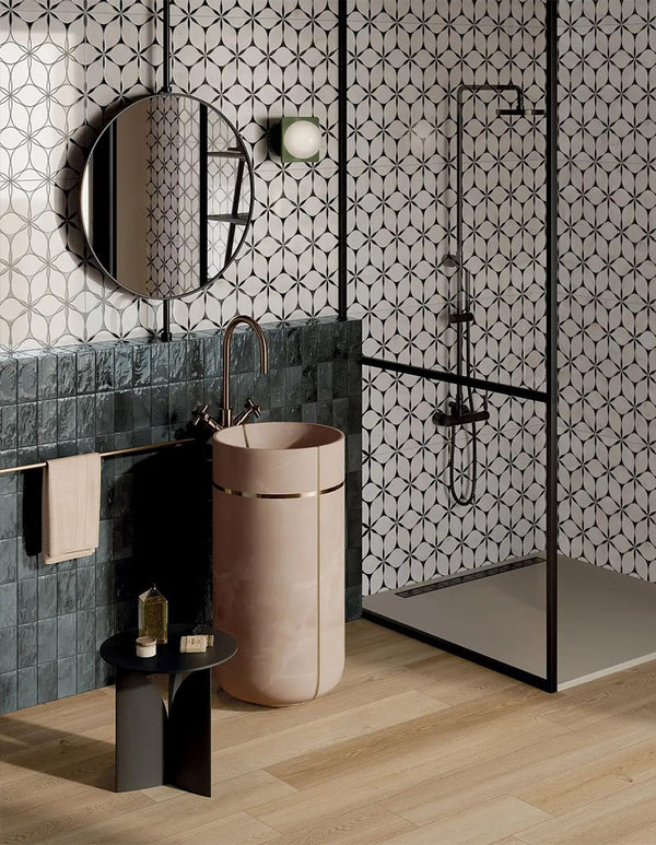Nuvola Viola Wallpaper Decor Italian Porcelain - Stone and Tile Projects 