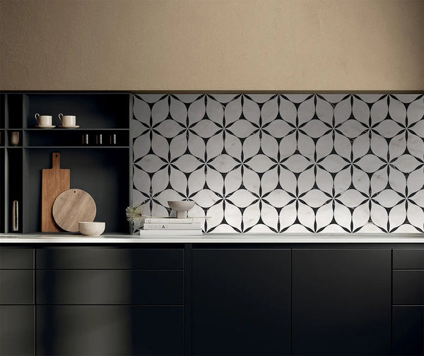 Nuvola Viola Wallpaper Decor Italian Porcelain - Stone and Tile Projects 
