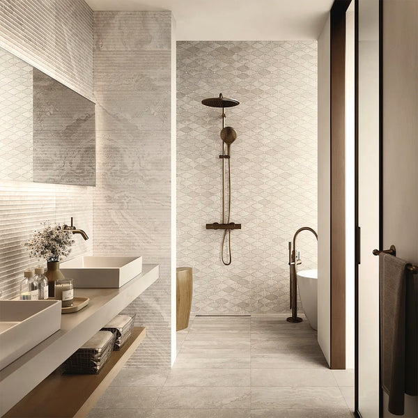 Pescara Travertine Bone Italian Porcelain