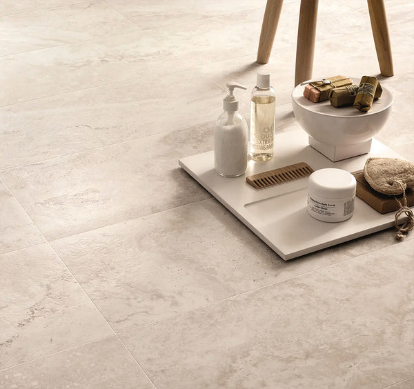 Pescara Travertine Bone Italian Porcelain