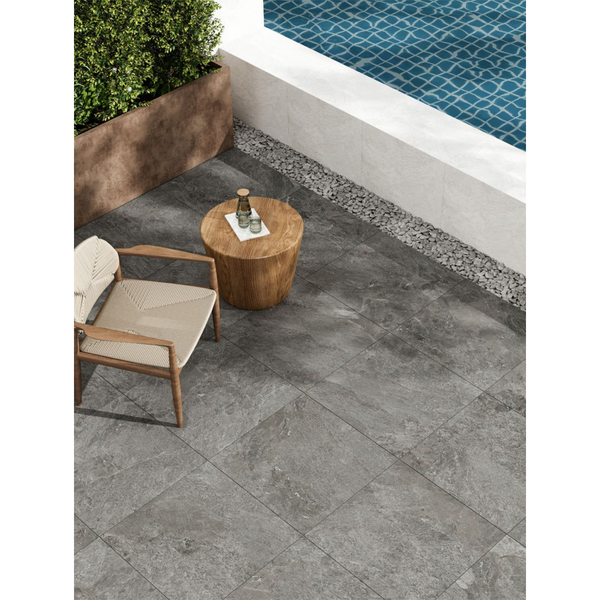 Rhyven Light Grey Limestone Porcelain