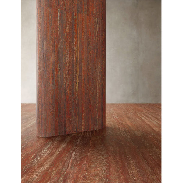 La Muralla Rouge Travertine Veincut Porcelain - Stone and Tile Projects 