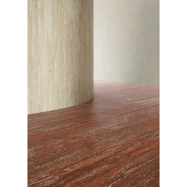 La Muralla Rouge Travertine Veincut Porcelain - Stone and Tile Projects 