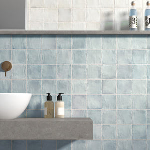 Safi Blue Spanish Ceramic - Stone and Tile Projects 