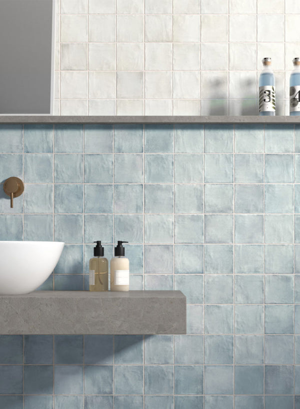 Safi Blue Spanish Ceramic - Stone and Tile Projects 