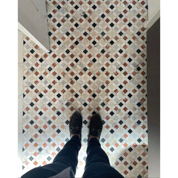 Sassari Calacatta Jolly Marble Mosaic