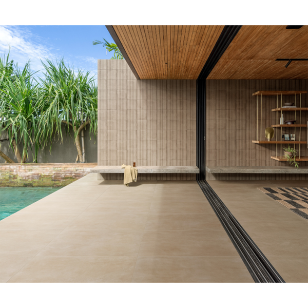 Solterra Sabbia Italian Porcelain - Stone and Tile Projects 