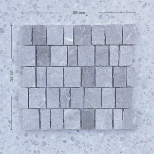 Tundra Grigio Scarpa Marble Mosaic