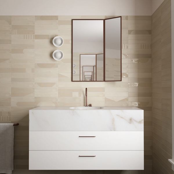 Valley Beige Subway Porcelain - Stone and Tile Projects 