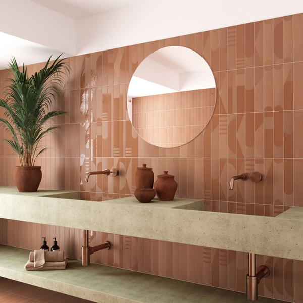 Valley Terra Subway Porcelain - Stone and Tile Projects 