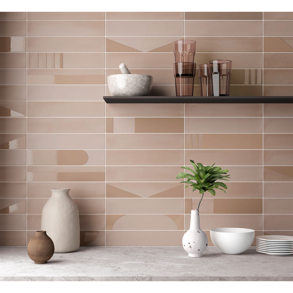 Valley Taupe Subway Porcelain - Stone and Tile Projects 