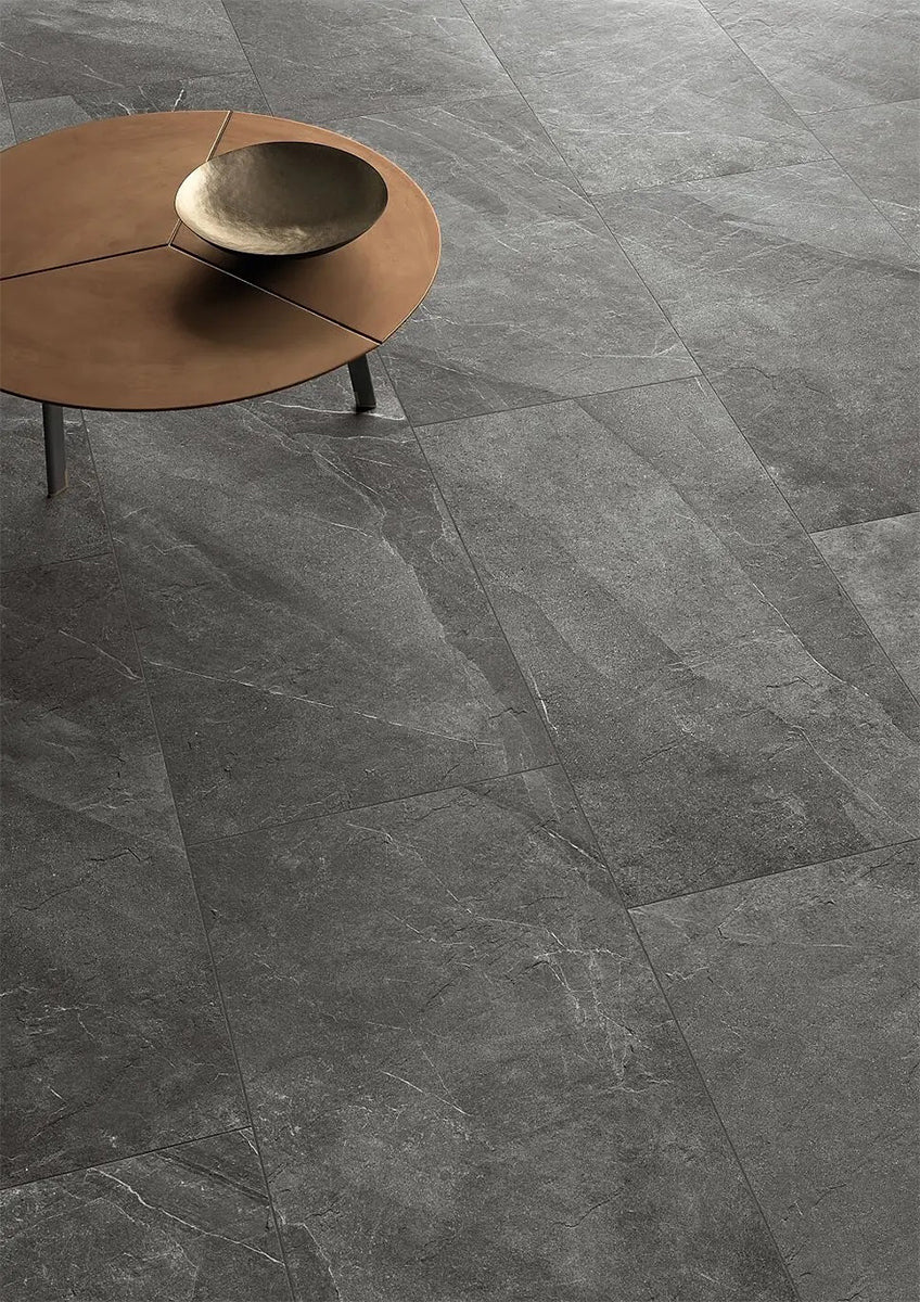 Waterfall Slate Ash Italian Porcelain