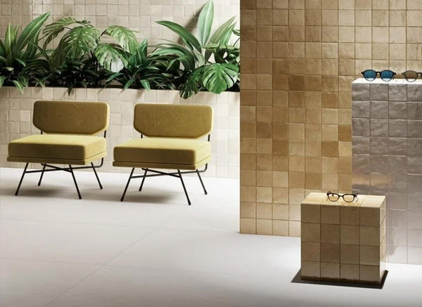 Caramel Zellige Moroccan Porcelain 100x100 - Stone and Tile Projects 