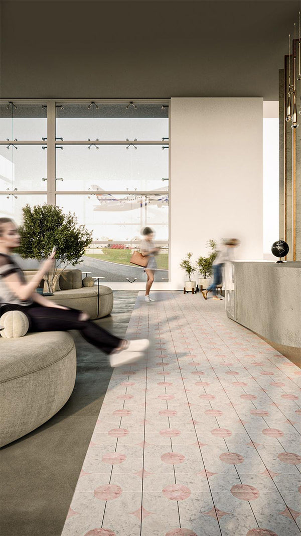 Carrara Alicante Stella Cupola mosaic - Stone and Tile Projects 